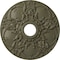 Ekena Millwork Norwich Ceiling Medallion (Fits Canopies up to 4 1/2"), 18"OD x 3 1/2"ID x 1 3/8"P, Spartan Stone CM18NOSSF - alternate 1